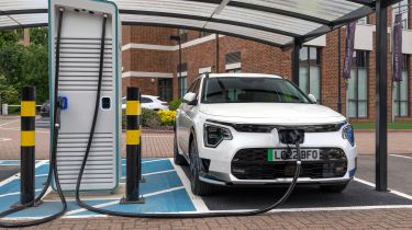 Kia Niro EV charging